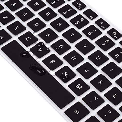 Protector para teclado Dell Inspiron 15 17, silicona negro miniatura 3