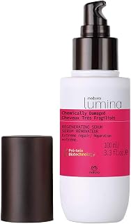 Natura - Lumina Hair Regenerating Serum – for Chemically Damaged Hair, UV & Heat Protection – Vegan, Repair & Seal Split Ends – 100 ml / 3.3 fl oz