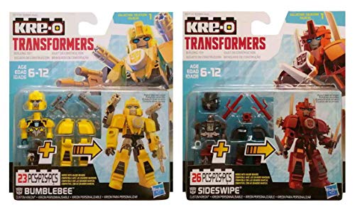 Kre-O Transformers Custom Kreons 2 Pack Collection 1: Bumblebee & Sideswipe