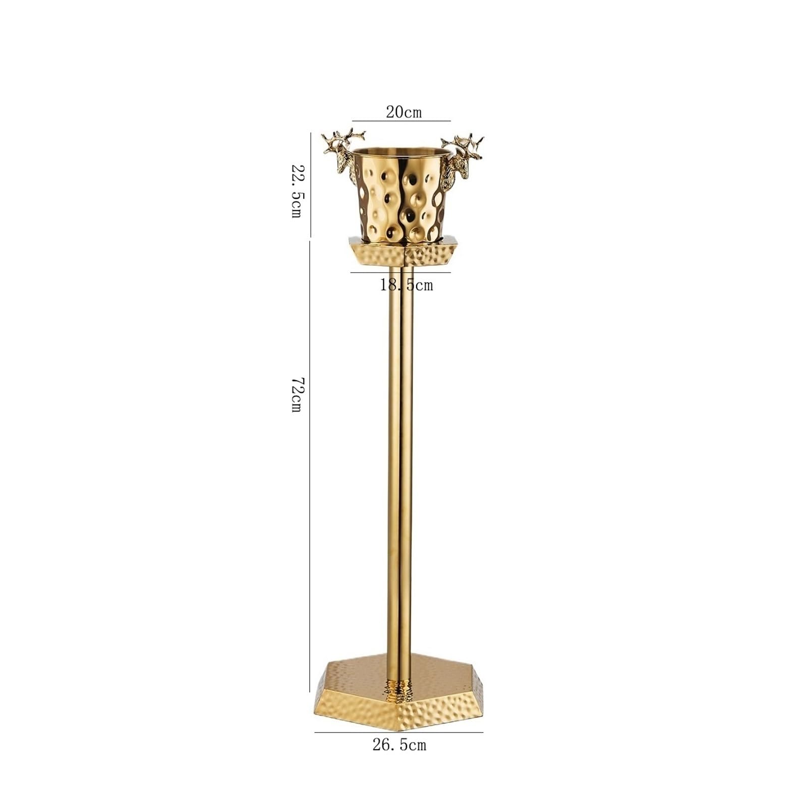 Cubiteras Cubitera de acero inoxidable con soporte, ideal for guardar cubitos de hielo en fiestas de vino, champán, cerveza, clubes nocturnos y bares. Fiesta(Grande)