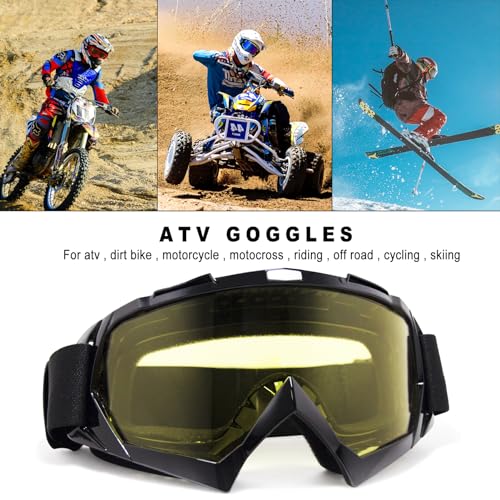 Image of Dirt Bike Goggles Motorcycle ATV Glass Riding Four Wheeler Offroad Mx Racing Helmet Goggles