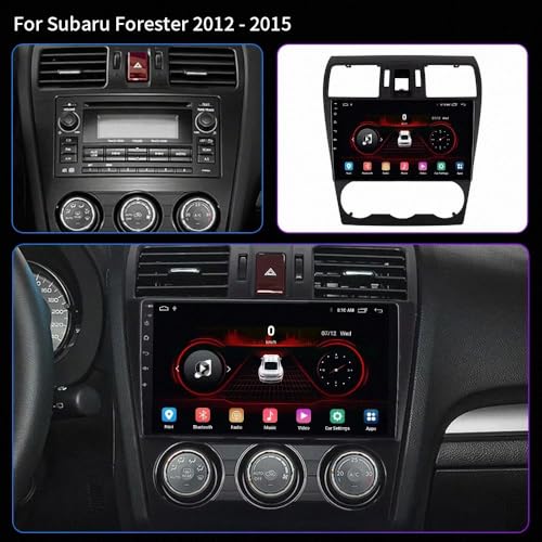 Pantalla para Subaru Forester 2012-2015 con GPS y 4 Núcleos 2G+32G 2