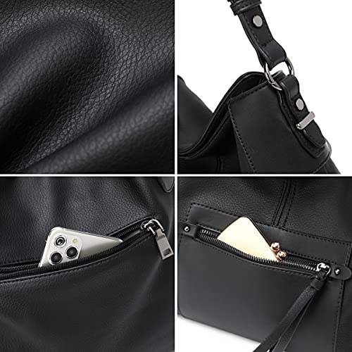 Image of lapsting Hobo Bags for Women Handbags Purse Ladies Boho Shoulder Bag Crossbody Purses Faux Leather