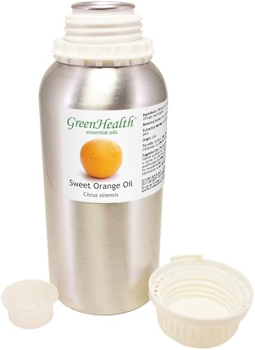 Miniatura 4 de Aceite esencial de naranja dulce  Botella de aluminio de 160fl oz con tapa de tapón  Aceite esencial 100 puro  GreenHealth