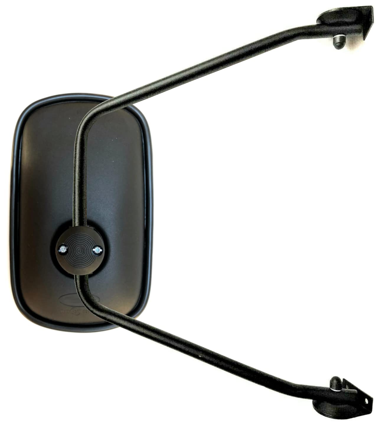 Specchietto retrovisore esterno 263 x 160 R1200 E20 ø10-24 e supporto specchio per trattori, camion, escavatori, macchine edili