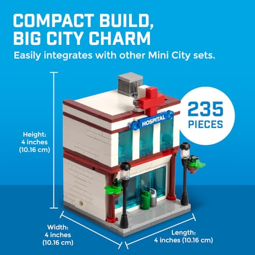 Image of Brick Loot 10-Pack 16x16 Baseplates, 5x5 Building Plates for Creative Play