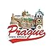 Praga Ceca 3D frigorifero magnete regalo souvenir, fatta a mano casa e cucina decorazione Praga frigorifero magnete collezione