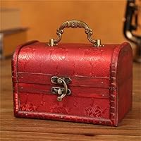Amazon｜Xabelleヴィンテージ木アンティーク 箱 15×9.5×10 ㎝ 小さい