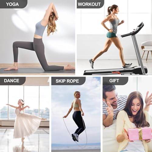 Yoga Pilates Socks with Grips for Women Compression Non Slip Cushioned Knee High Socks for Barre Ballet Dance2