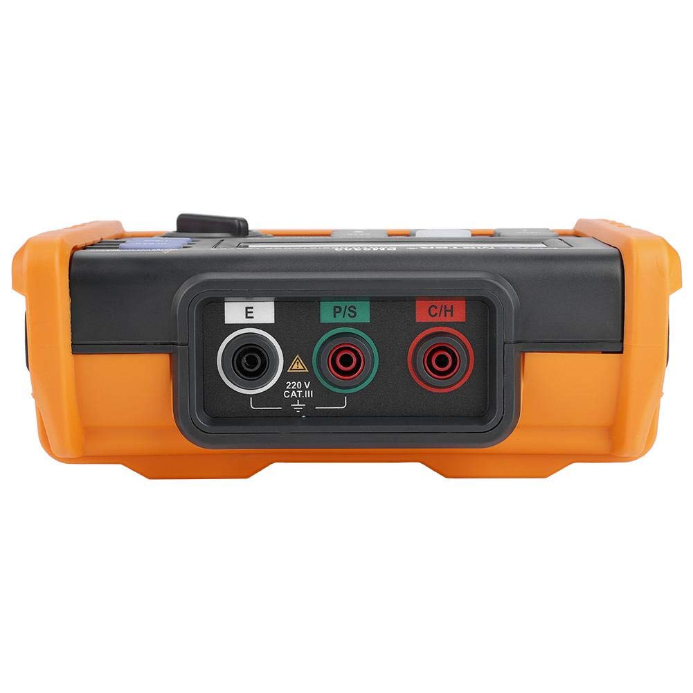 Akozon Peakmeter PMANalog Bar Display tester di resistenza di messa a terra