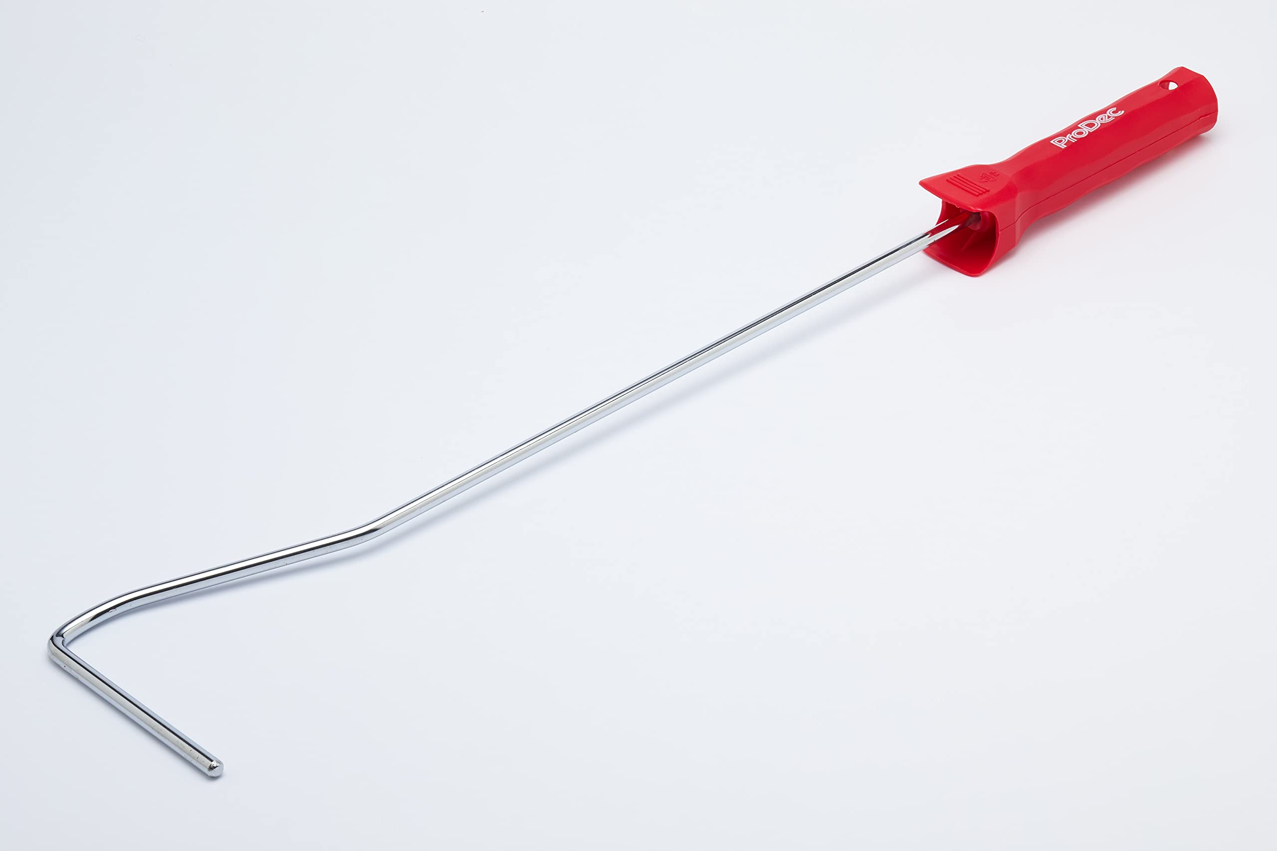 ProDec Advance Soft Grip 4 inch Mini Verfroller Frame Compatibel met alle Mini Verfrollers - 10 inch lang, Universele 6mm Diameter Verchroomde Duwbeugel