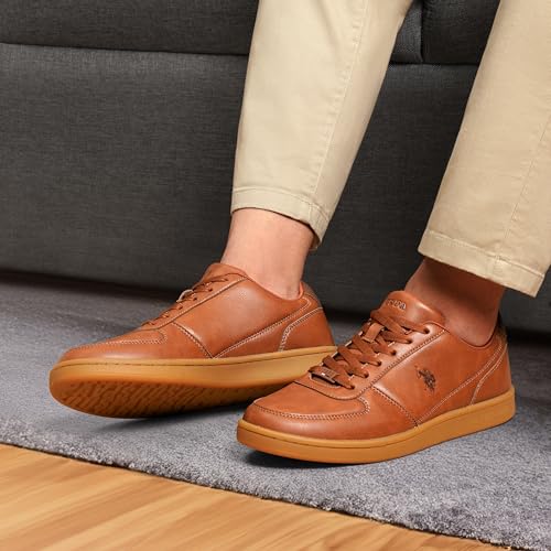 Image of USPA|Alexis|TAN Stylish Casual Sneaker Shoes for Man