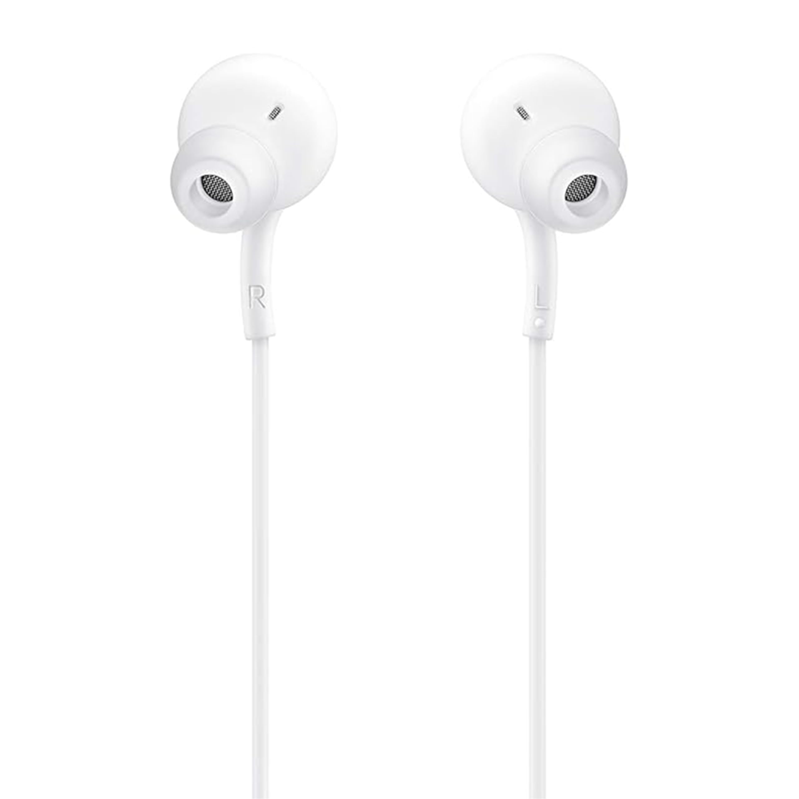 Original Earphones for Samsung AKG Wired Type C Earphones, with Mic, Passive Noise Isolation, Durable Tangle Free Cable, Comfortable Fit (White) BNL-image-3