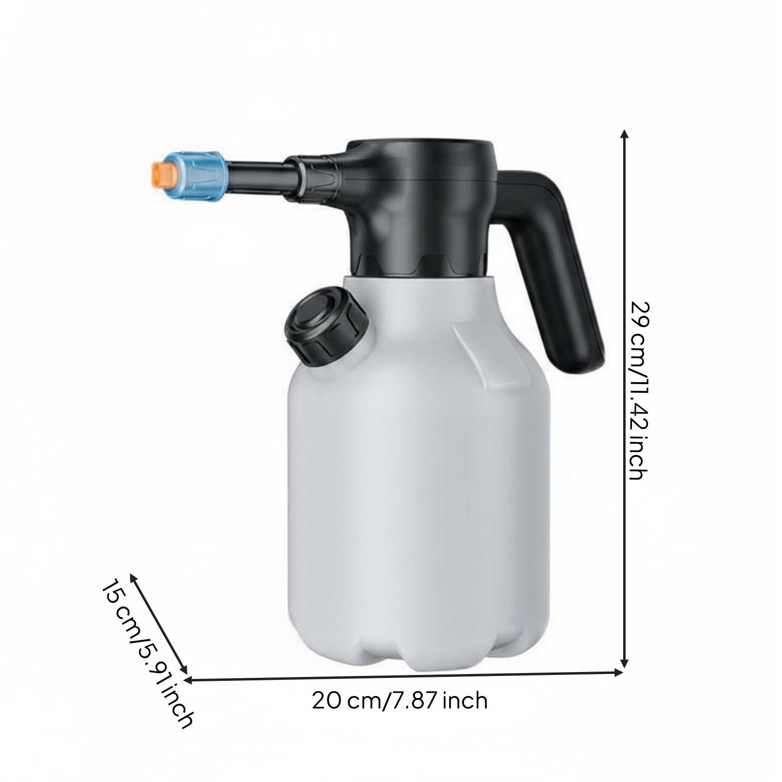 Colcolo Pulverizador Eléctrico de Lavado de Autos Pulverizador Espuma Rociador Botella con de y Salida Estable Recarga sin Abrir Adecuado para Coche Riego Suelo de Patio Limpieza General