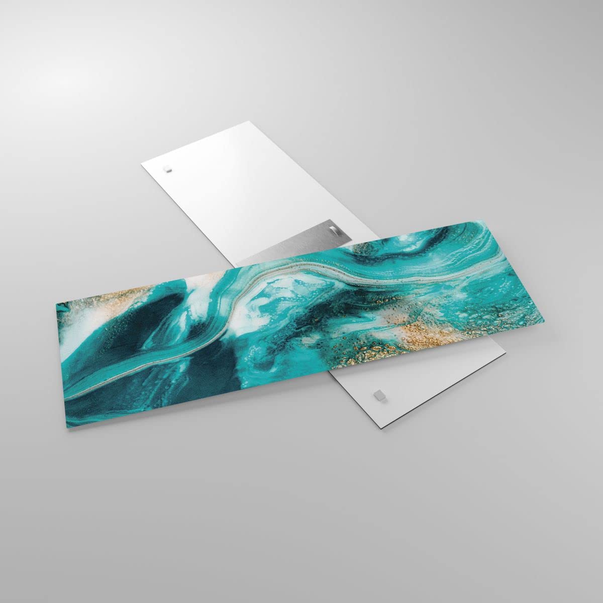 Moderne Impression sur Verre Forêt Feuilles Soleil Image