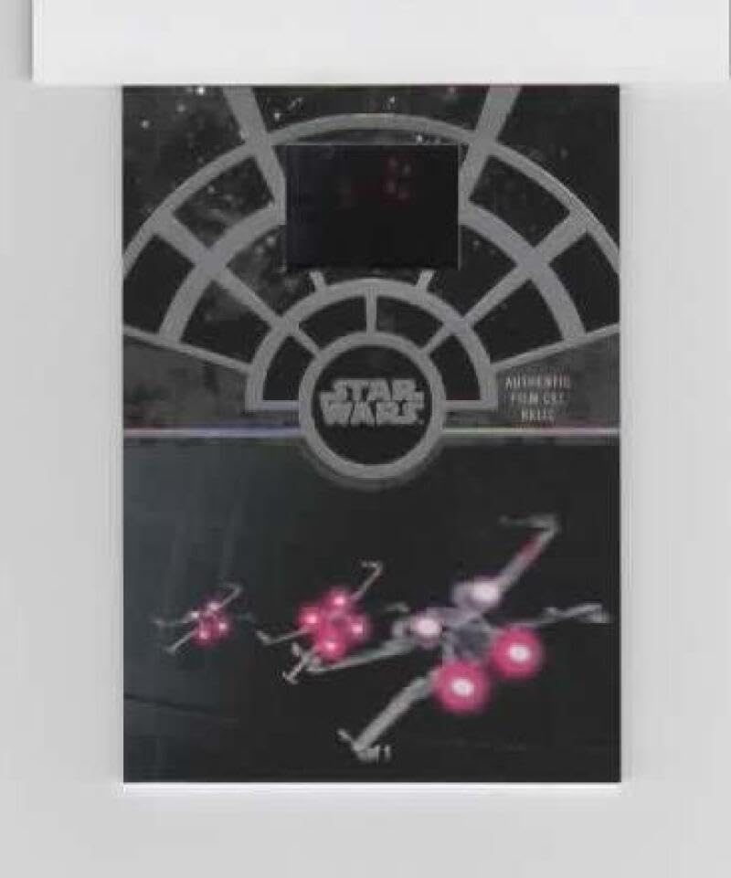 2017 Star Wars 40th Anniversary Film Cel Relic (EXMT) #44 Rebels attack the Death Star 1/1 Official Trading Card