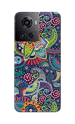 Image of Printed Hard Back Cover Case for OnePlus 10R 5G 80W | 150W Back Cover (Miraculous Patterns) -1803