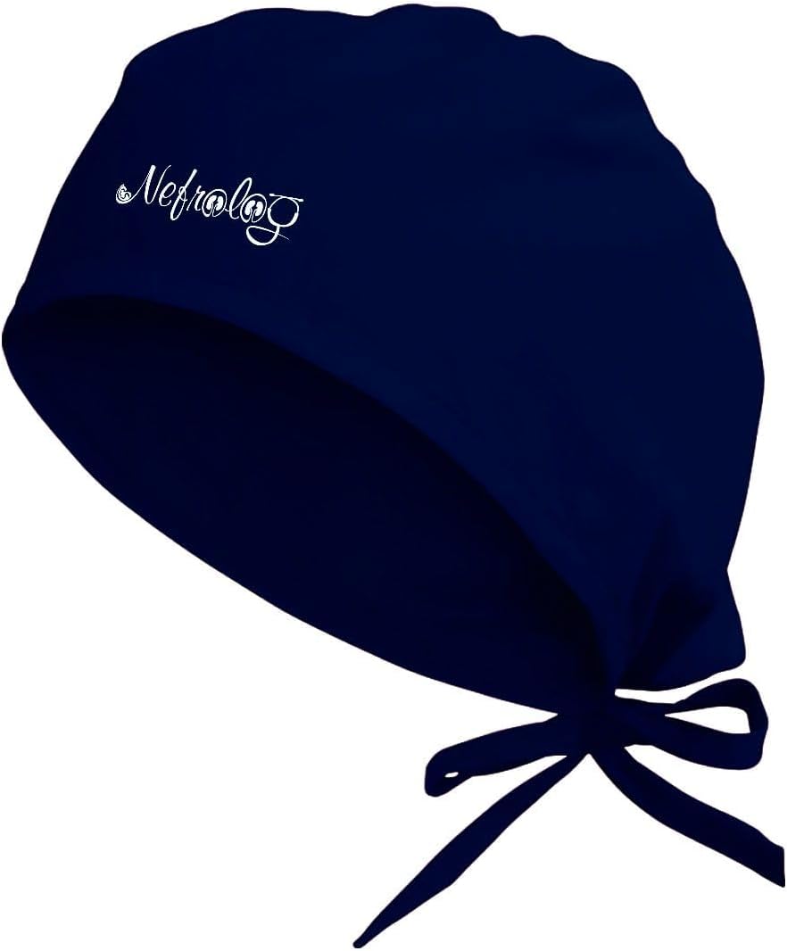 Unisex Lacivert Nefrolog Baskılı Bone