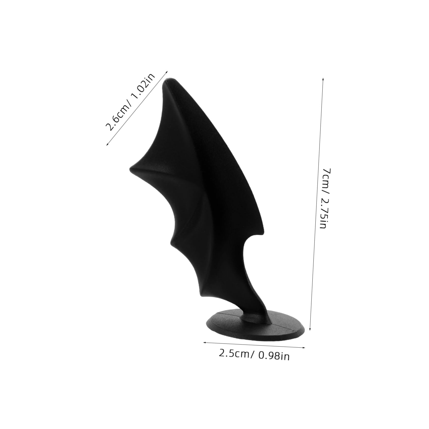 ABOOFAN Plastic Wings Waterproof Suction Cup Decorations for Scooter Motorcycle Helmets