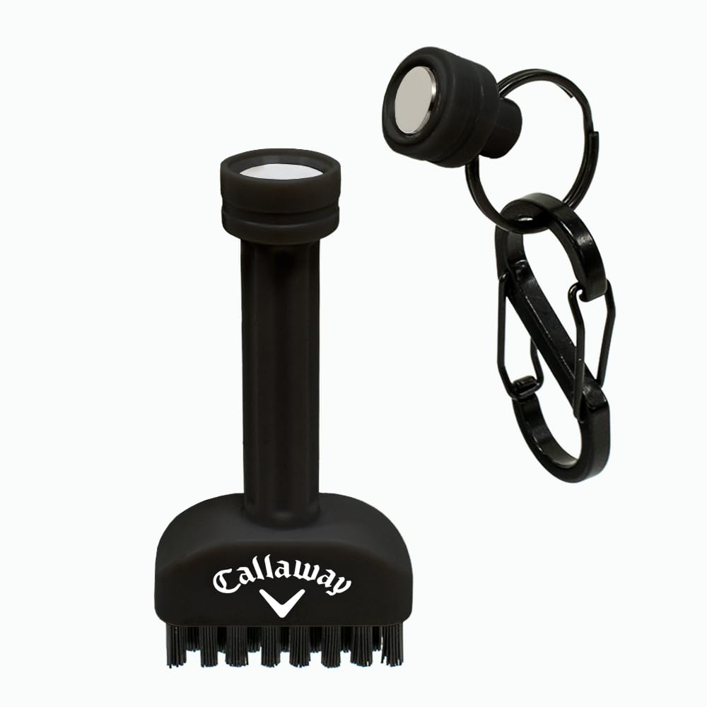 Callaway Mini-Mag Club Brush, Spazzola per Mazze da Unisex, Nero