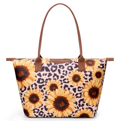 Image of Tote Bag for Women, Casual Hobo Foldable Shoulder Zipper Handbag