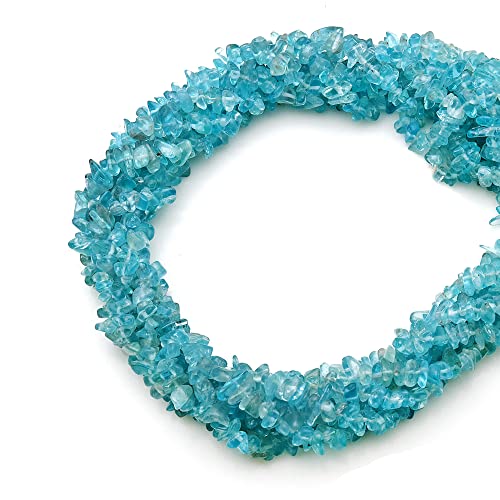 Natural Apatite Chip Beads Strand, Semi Precious, Gemstone Chips, Gemstone Beads, Jewelry Making Supply, GemMartUSA (CHAP-70001)