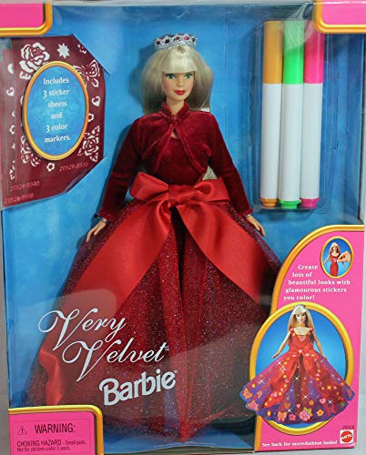 Barbie 1998 Very Velvet Doll miniatura 1