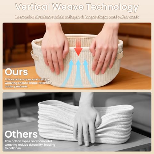 50% Off Keeswin 3-Pack Small Woven Storage Baskets - Image 3