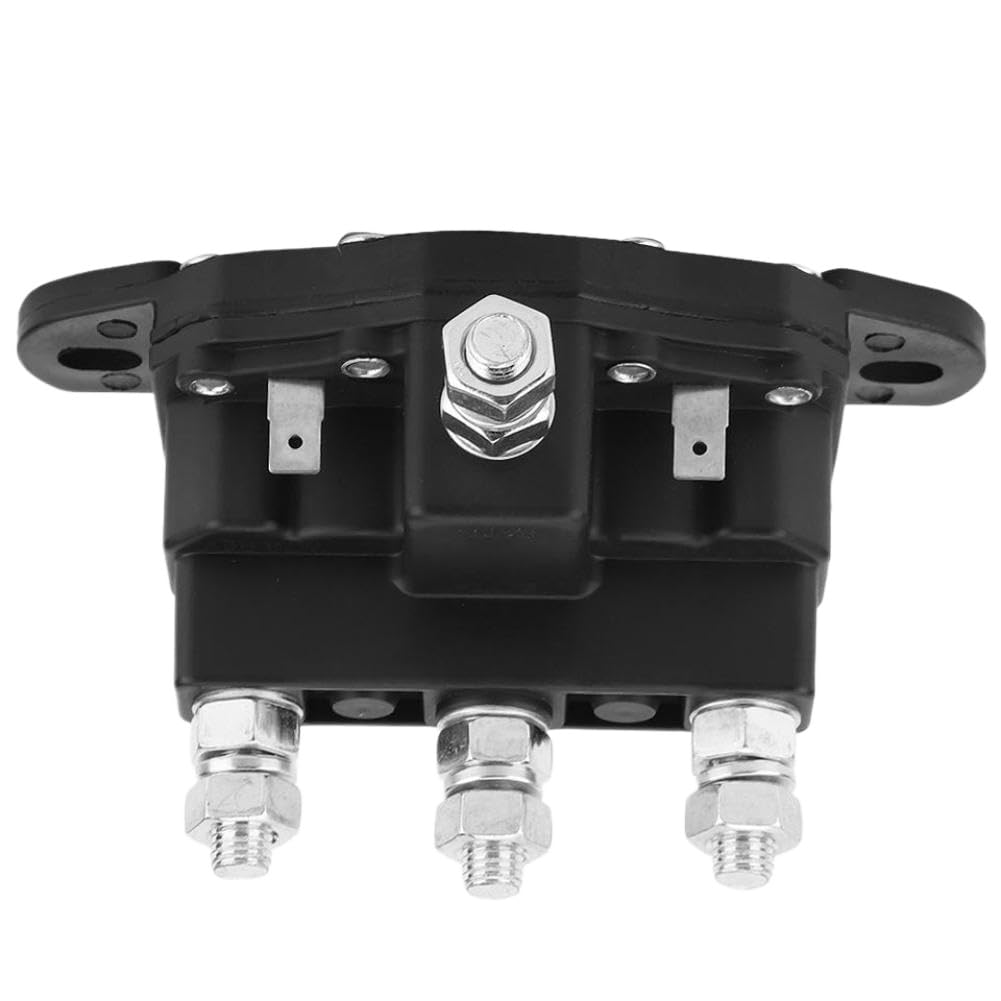 Contacteur de relais de commutateur de solénoïde d'inversion de moteur de treuil de 6 bornes 12V Compatible avec