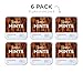 Simply Mints | Cinnamon Breath Mints | Pack of Six (180 Pieces Total) | Breath Freshening + Aspartame-Free + Vegan + non-GMO