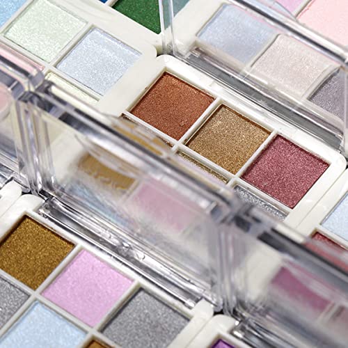6 Colors Chrome Nail Powder Palette Holographics Laser Aurora Solid Mirror Nail Glitter Metallic Mirror Effect Powder Solid Magic Mirror Powder Gel Polish Pigment Nail Art Decorations Accessories #TOP5