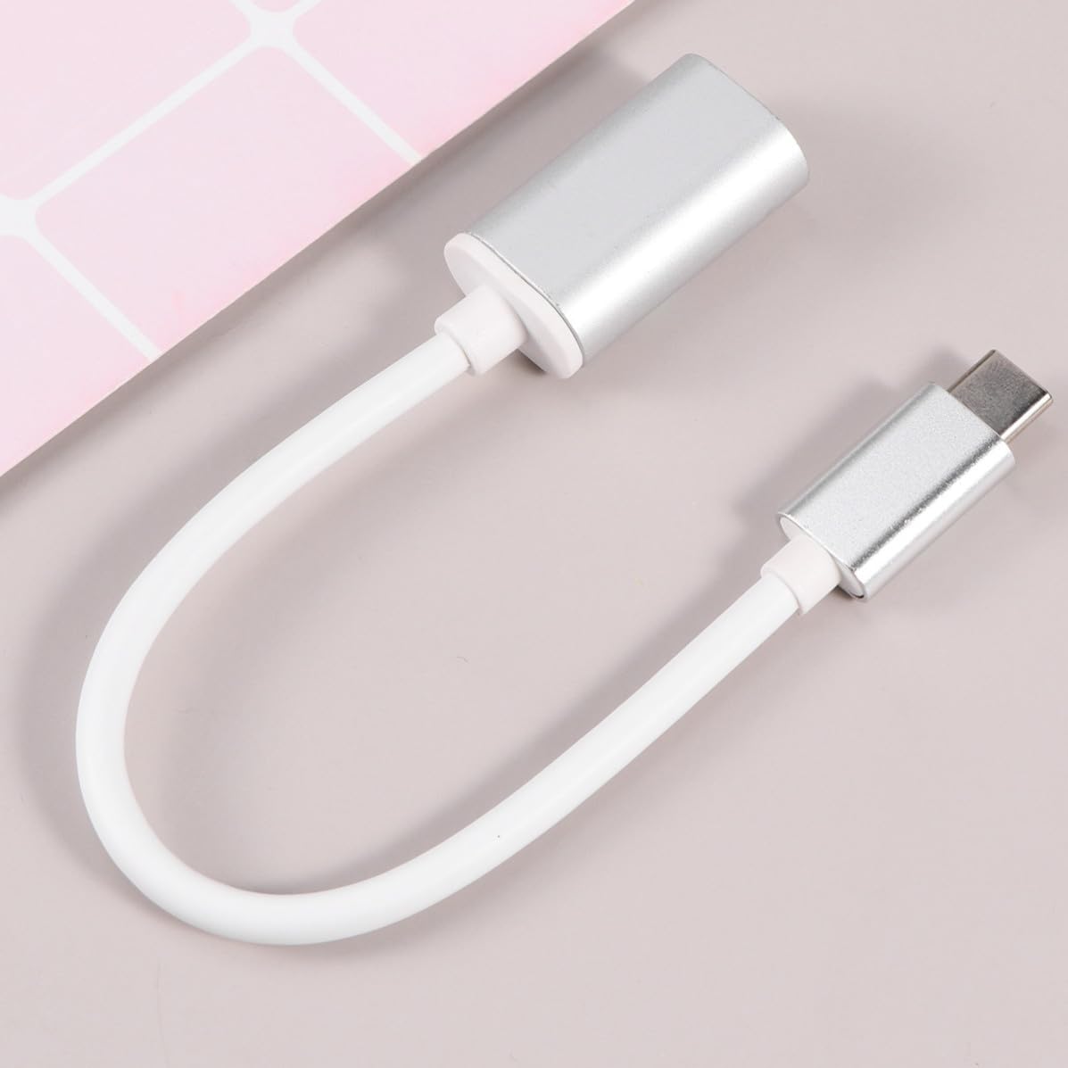 Type-c OTG Adapter USB C Card Reader for External Drives Compatible with Computer Peripherals and Digital Devices, Aluminum Alloy Material, 26awg Cable, Desktop Laptop Universal
