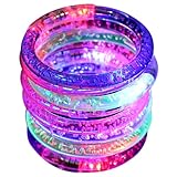 [Anjing] ブレスレット 30個セット 光るブレスレット LED 光る 縁日 景品 おもちゃ カラフル 暗闇で光る スポーツ 夏祭り 文化祭 子供会 花火大会 ハロウィン