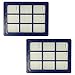 Produktbild vhbw Filterset 2x Staubsaugerfilter kompatibel mit Nilfisk VP300 HEPA, VP300 eco, VP300 EU1, VP300 EU2 Staubsauger - HEPA Filter Allergiefilter