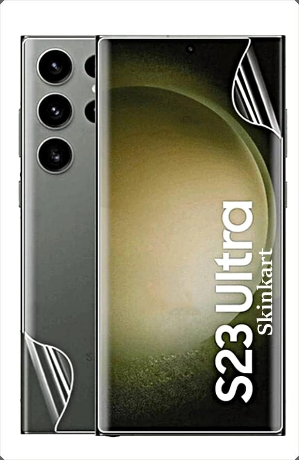 Skinkart Front & Back Membrane Screen Guard For Samsung Galaxy S23