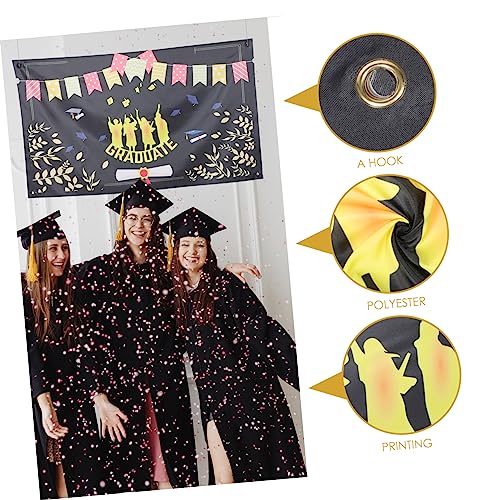 Abaodam 5 Unidades Da Temporada De Formatura Pano De Fundo Da Festa De Formatura Banner De Pano De F