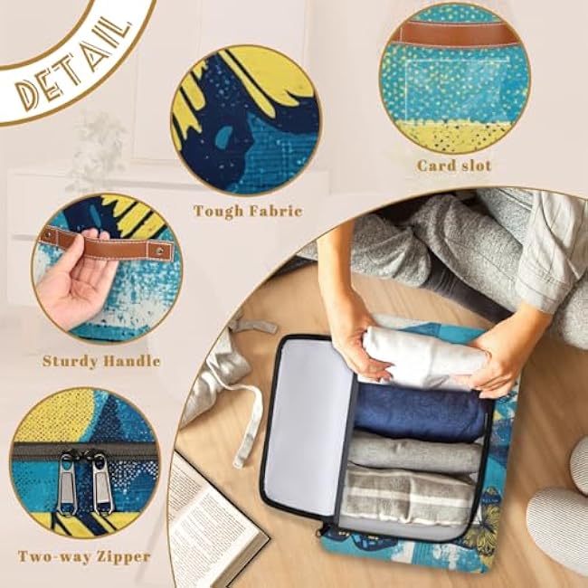 Storage Baskets with Lid Butterfly Cartoon Storage Bins Storage Box Collapsible Canvas Closet Shelf Basket Toy Book Clothes Organizer 1 pack