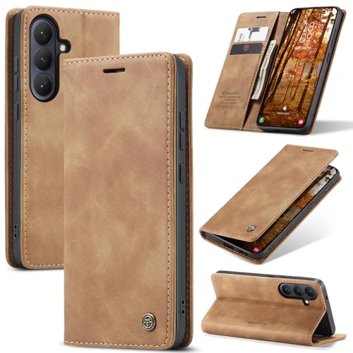 Samokor Coque pour Samsung Galaxy S26 Plus 5G Housse Cuir Premium Etui Rabat Pochette Portefeuille Fentes Cartes Magnétique,Étui Protection pour Samsung...