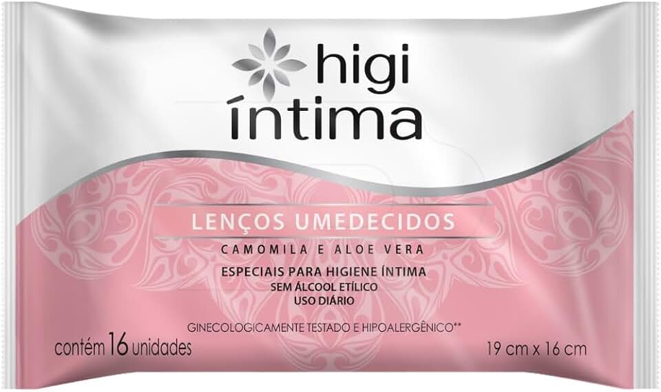 Daxx - Lencos Umed Higi Intima C/16 Camomila E Aloe Vera