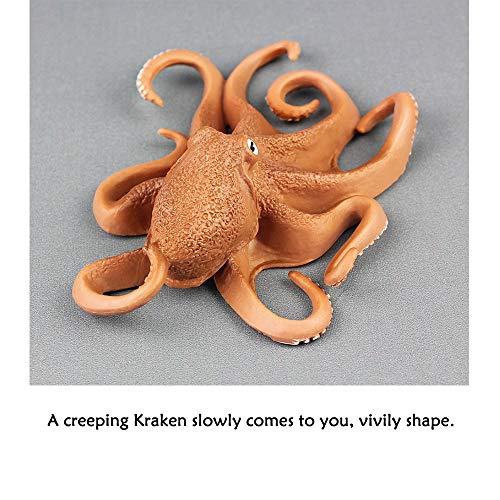 Image of Oncpcare Dutch Kraken Aquarium Decor, The Mysterious Legend Octopus Figure Aquarium Ornament Fish Tank Landscape Artificial Sea Life Replica Decoration Accessories