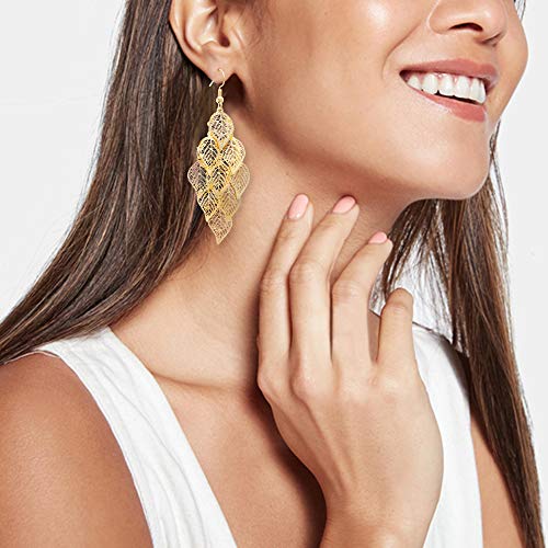 Aisansty Dangle Earrings for Women Handmade Boho Super Lightweight Chandelier Dangle Drop Earring Gold Silver Plated2
