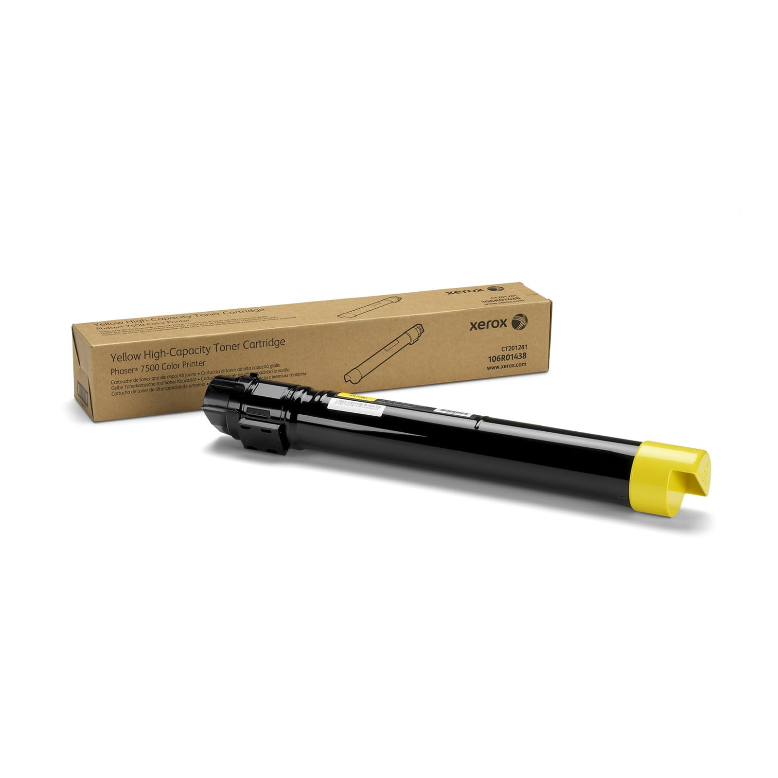 Original Xerox 16R1438 High Capacity Yellow Toner Cartridge (106R01438)