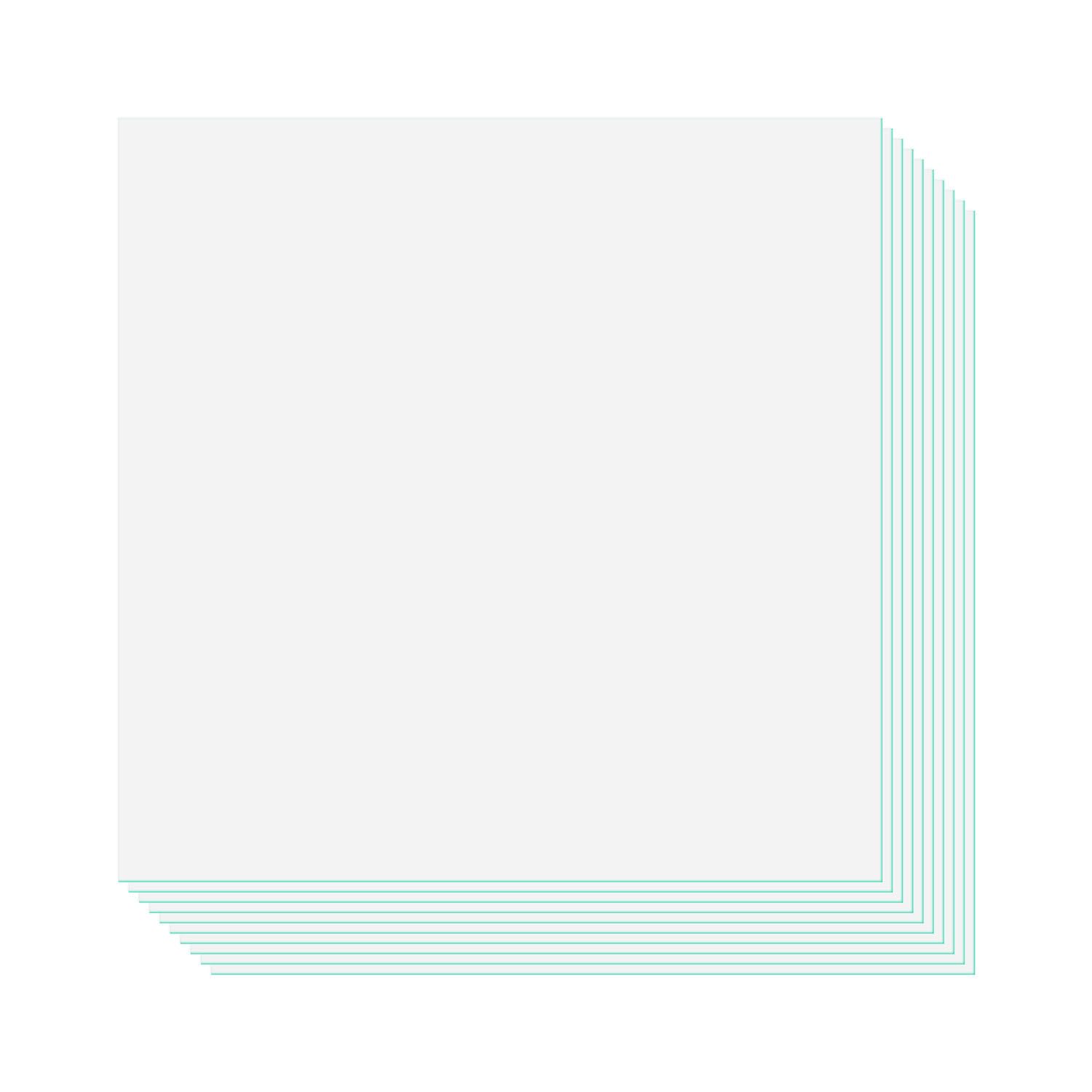 Labasics Glass Backed TLC Silica Gel 60 Plate, 7.9 x 7.9 Inch Thin Layer Chromatography Analytical Plate with Silica Gel 60 GF254, Pack of 10