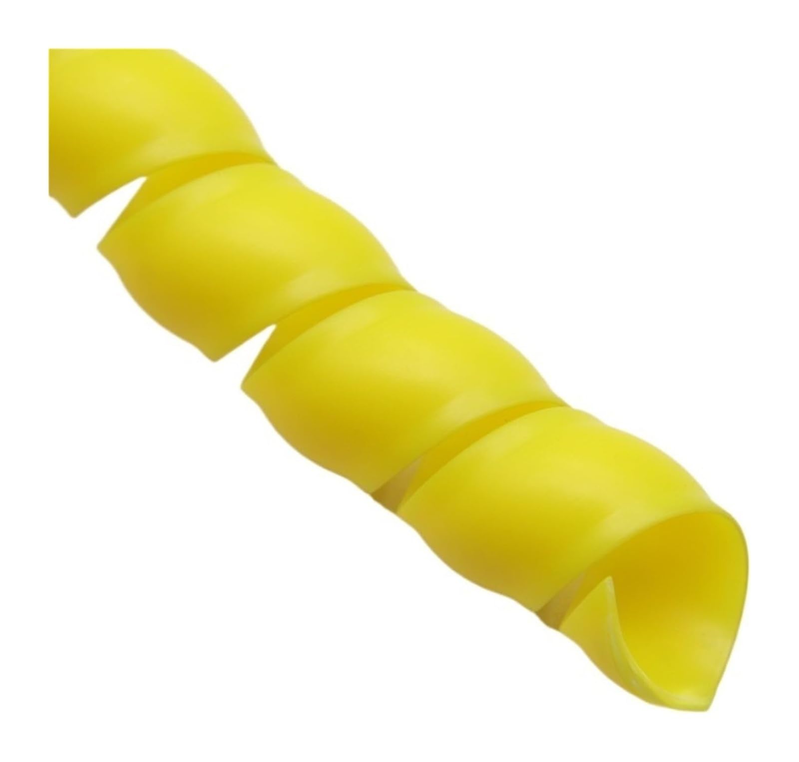 Tubo avvolgente a spirale in PP | ID multicolore 10-35 mm 10 metri: fili, cavi, tubi flessibili, TV, teatri, computer(Yellow,ID 28mm 10 Meters)