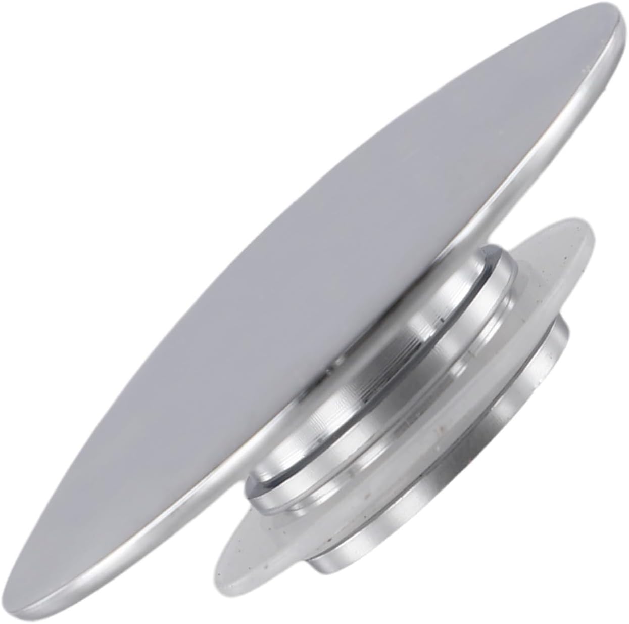 YhenlovttBathroom Sink Push Button Replacement Parts,Innovative Drainage Solution Chrome Finished 66mm Click Clack Basin Waste Plugs Designed To Last