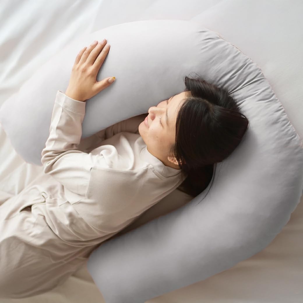 お値下げ！バックハグ抱き枕　U字型 Amazon｜菱友 バックハグ枕 抱き枕 Sサイズ U字 だきまくら 枕