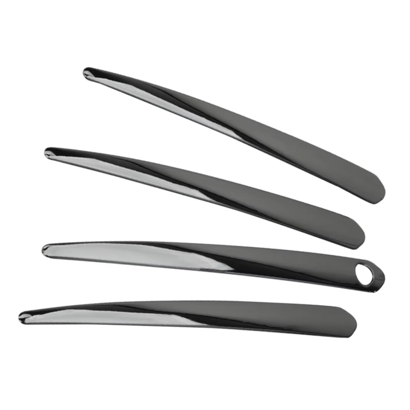 DSPOLIMV Outer Door Handle Cap Compatible with Toyota for RAV4 for Hybrid 2019 2020 2021 2022 2023 Exterior Door Handle Trim Strip Cover Black for Titanium