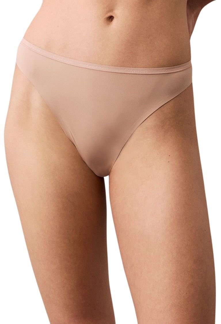 Calvin Klein Women's THONG, Beige, M