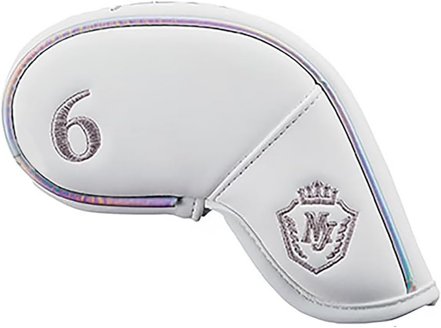 MAJESTYLE BHC3423 Golf Club Head Cover HC Ultra Smooth WT I6 Ultra Smooth Head Cover for Irons No. 6 White