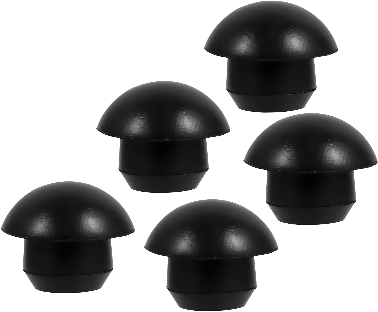 5 PCS Hydraulic Jack Oil Plug, Conical Rubber Horizontal Jack Filler Plug Bung Fit Hole of 5/16", Bottle/Floor Jacks Replacement Accessories for Oil Reservoir Filler Hole
